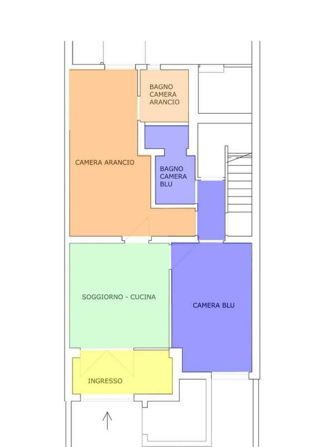 Oristano 5 Pers Appartamento Exterior foto